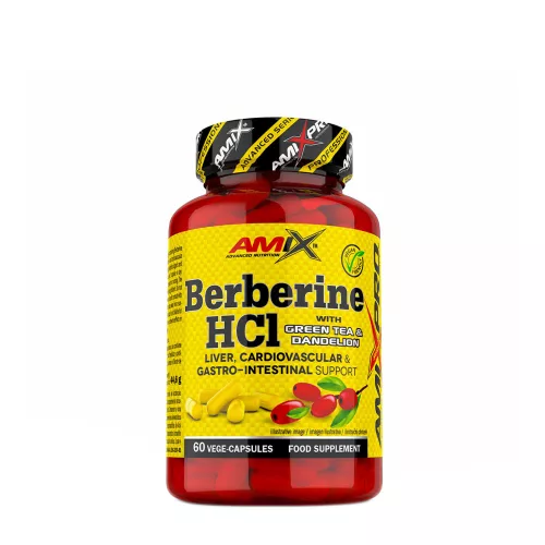 Amix Pro Berberine HCI With Green Tea & Dandelion 60 Kapszula