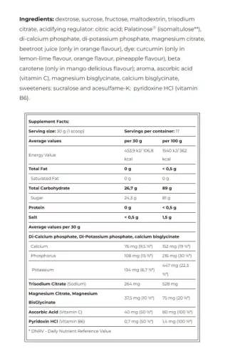Amix Performance Iso - Lyte ESD - Izotóniás Ital 510 g