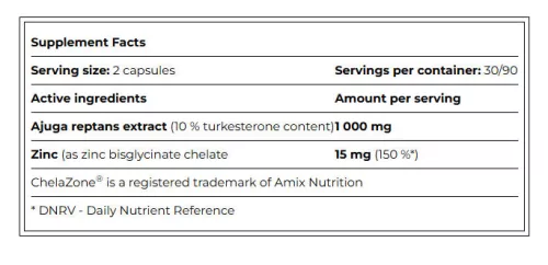 Amix Turkesterone 180 Kapszula