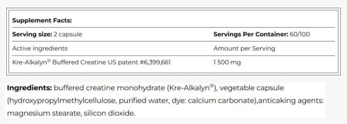 Amix Kre-Alkalyn® - Kreatin-monohidrát 150 Kapszula