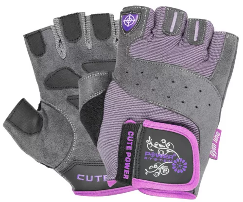 Power System Gloves Cute Power - Edzőkesztyű Rózsaszín