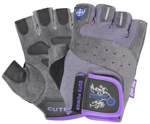 Power System Gloves Cute Power - Edzőkesztyű Lila