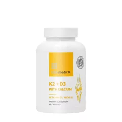   USA medical K2+D3 Kapszula C-vitaminnal És Bioperine® Feketebors Kivonattal 60 Kapszula
