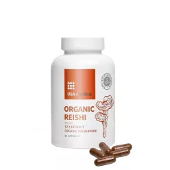   USA medical Organic Reishi - Pecsétviaszgomba Kapszula Acerola Kivonattal 60 Kapszula