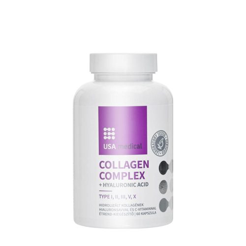 USA medical Collagen Complex - Kollagén Kapszula 5 Féle Kollagénnel 60 Kapszula