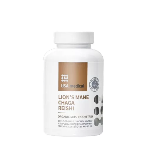 USA medical Organic Mushroom Trio 60 Kapszula