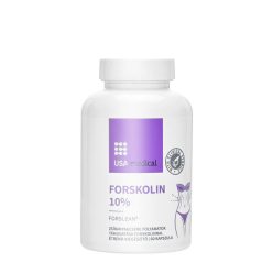   USA medical Forskolin 10% Kivonat Zsíranyagcsere Támogatáshoz 60 Kapszula
