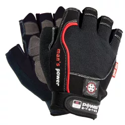 Power System Gloves Mans Power - Férfi Edzőkesztyű Fekete