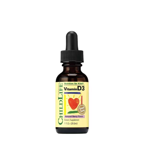 ChildLife Vitamin D3 Drops - D-vitamin csepp gyerekenek és csecsemőknek 30 ml