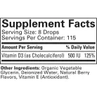 ChildLife Vitamin D3 Drops - D-vitamin csepp gyerekenek és csecsemőknek 30 ml