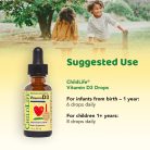 ChildLife Vitamin D3 Drops - D-vitamin csepp gyerekenek és csecsemőknek 30 ml