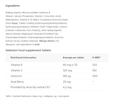Vitabiotics Ultra Selenium 30 Tabletta
