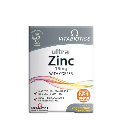 Vitabiotics Ultra Zinc 15 mg 60 Tabletta