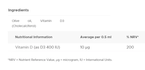 Vitabiotics Wellbaby Vitamin D Drops 30 ml