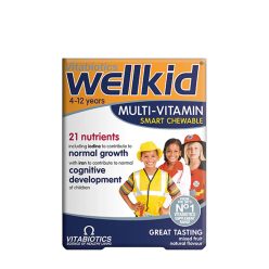   Vitabiotics Wellkid Chewable Tablets - Rágótabletta Gyerekeknek 30 Tabletta