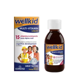   Vitabiotics Wellkid Multi-vitamin Liquid - Multivitamin Szirup Gyerekeknek 150 ml