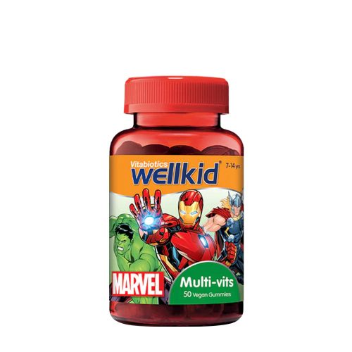 Vitabiotics Wellkid Marvel Multi-vits - Multivitamin Gumicukor Gyerekeknek 50 Gumicukor