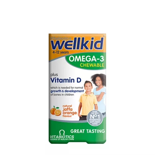 Vitabiotics Wellkid Omega-3 Chewable 60 Kapszula