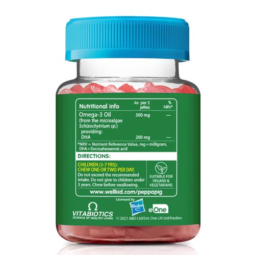Vitabiotics Wellkid Peppa Pig Omega-3 DHA 30 Gumicukor