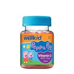 Vitabiotics Wellkid Peppa Pig Vitamin D 400 IU 30 Gumicukor