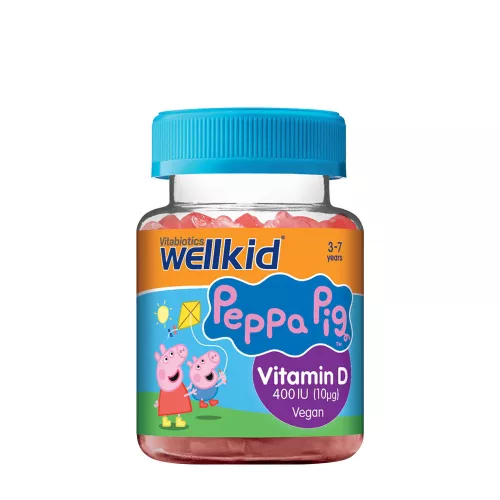 Vitabiotics Wellkid Peppa Pig Vitamin D 400 IU 30 Gumicukor