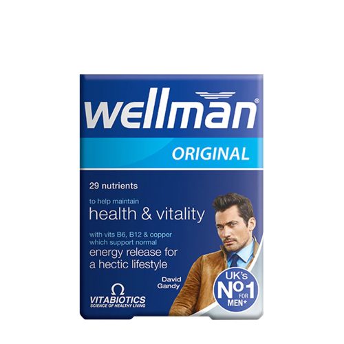 Vitabiotics Wellman Original - Multivitamin Férfiaknak 30 Tabletta