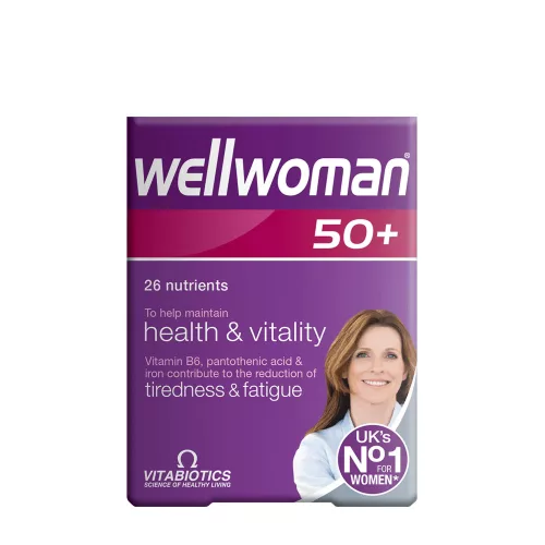 Vitabiotics Wellwoman 50+ - Multvitamin 50 Feletti Nőknek 30 Tabletta
