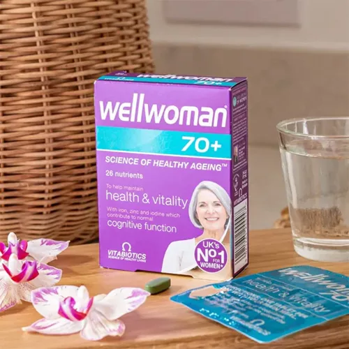 Vitabiotics Wellwoman 70+ - Multivitamin 70 Feletti Nőknek 30 Tabletta