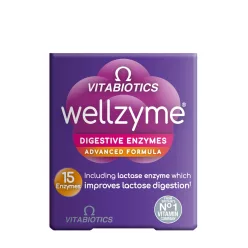   Vitabiotics Wellzyme Digestive Enzymes Advanced Formula - Emésztést Támogató Formula 60 Kapszula