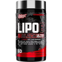   Nutrex Lipo-6 Black Ultra Concentrated EU Ultrakoncentrált Zsírégető Formula 60 Kapszula
