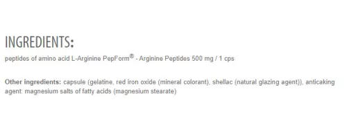 Extrifit Arginine Peptides 500 mg 100 Kapszula