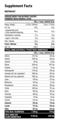 Extrifit Beefmass 3000 g