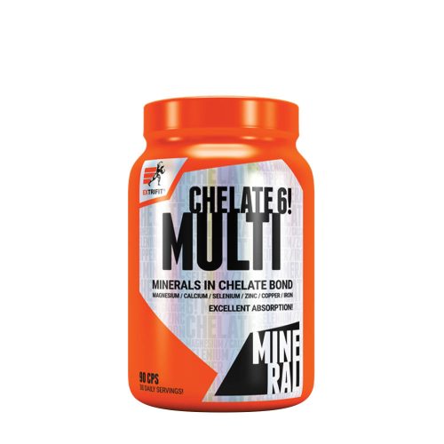 Extrifit Chelate 6! Multimineral - Komplex Ásványi Anyag Formula 90 Kapszula