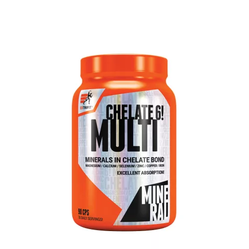 Extrifit Chelate 6! Multimineral - Komplex Ásványi Anyag Formula 90 Kapszula