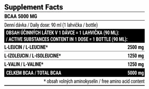 Extrifit BCAA 5000 mg 90 ml