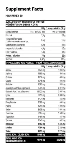 Extrifit High Whey 80 2270 g