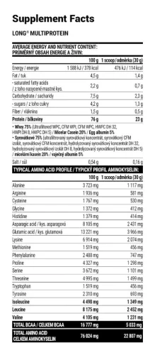 Extrifit Long 80 Multiprotein 1000 g