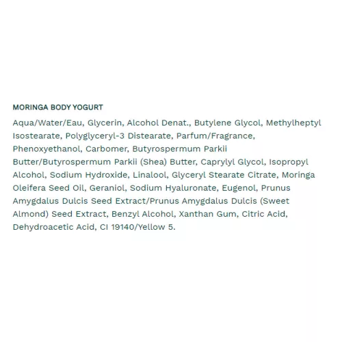 The Body Shop Moringa Testjoghurt 200 ml