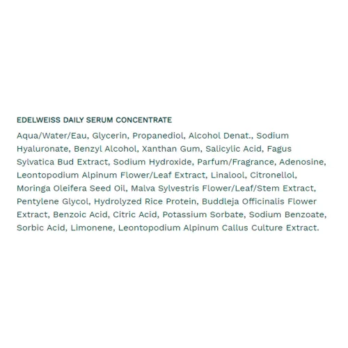 The Body Shop Edelweiss szérum Koncentrátum 30 ml