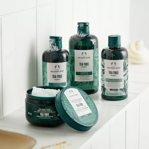 The Body Shop Teafa Tisztító És Kiegyensúlyozó Sampon 250 ml