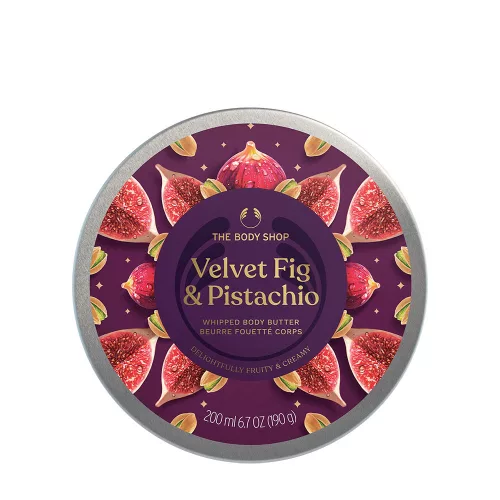 The Body Shop Velvet Fig and Pistachio Whipped Body Butter - Velvet Fig and Pistachio Habosított Testvaj 200 ml