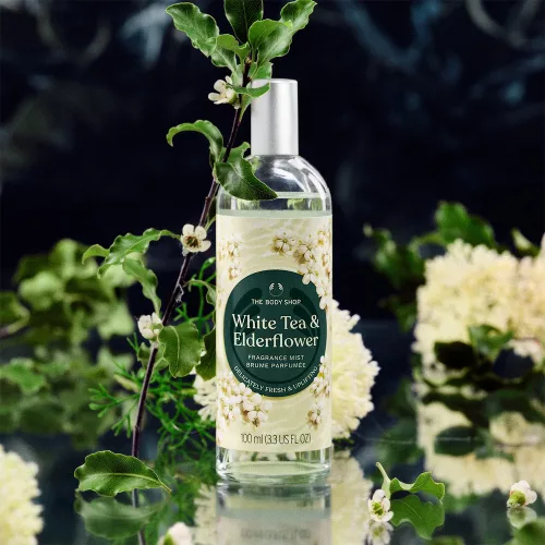 The Body Shop White Tea and Elderflower Fragrance Mist - White Tea and Elderflower Illatpermet 100 ml