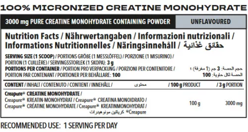 Nanosupps Creatine Monohydrate Creapure® 300 g