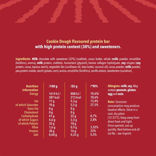 Nanosupps Chunky Cookie Dough Protein Szelet 55 g