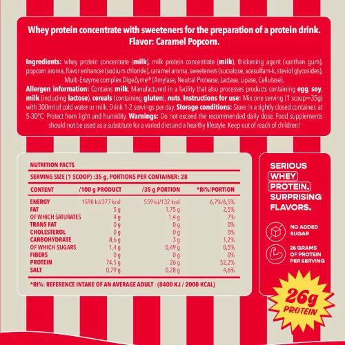 Nanosupps Whey Protein - Tejsavófehérje 1000 g