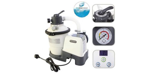 Intex Vízforgató SX925, homokszűrős INTEX 26642 - Új Hydro Aeration Technology 