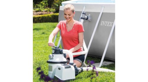 Intex Vízforgató SX925, homokszűrős INTEX 26642 - Új Hydro Aeration Technology 