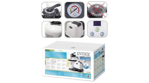 Intex Vízforgató, homokszűrős INTEX Krystal Clear 26644 