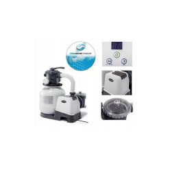   Intex Vízforgató, homokszűrős INTEX 26648 - Új Hydro Aeration Technology 