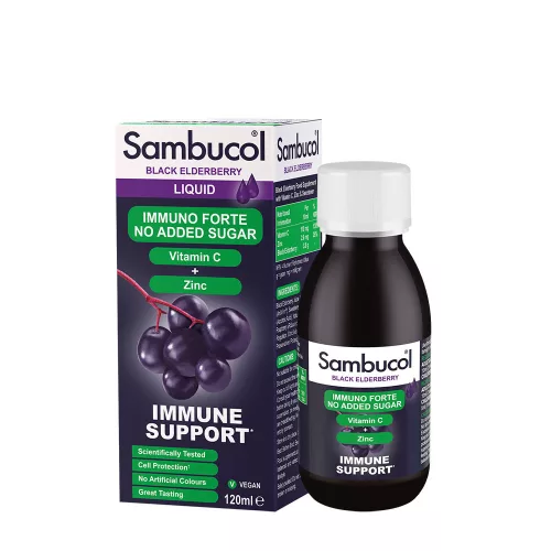 Sambucol Immuno Forte No Added Sugar Liquid 120 ml